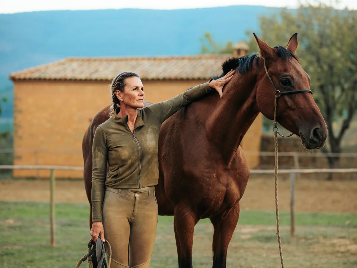 Cours d'équitation à Saint-Michel-de-Saint-Geoirs, Isère